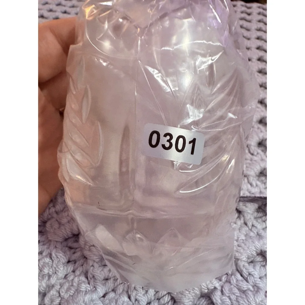 Mikasa Christmas‎ Tree Crystal Votive Candle Holder Germany SN106/610 Clear 4in